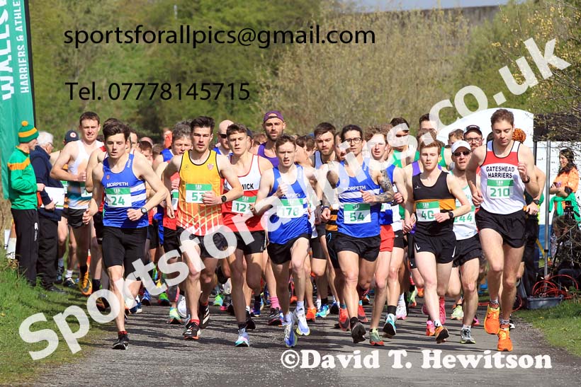 The 2023 Terry O'Gara Memorial 5k Road Race organised by Wallsend Harriers. Photo: David T. Hewitson/Sports for All Pics
